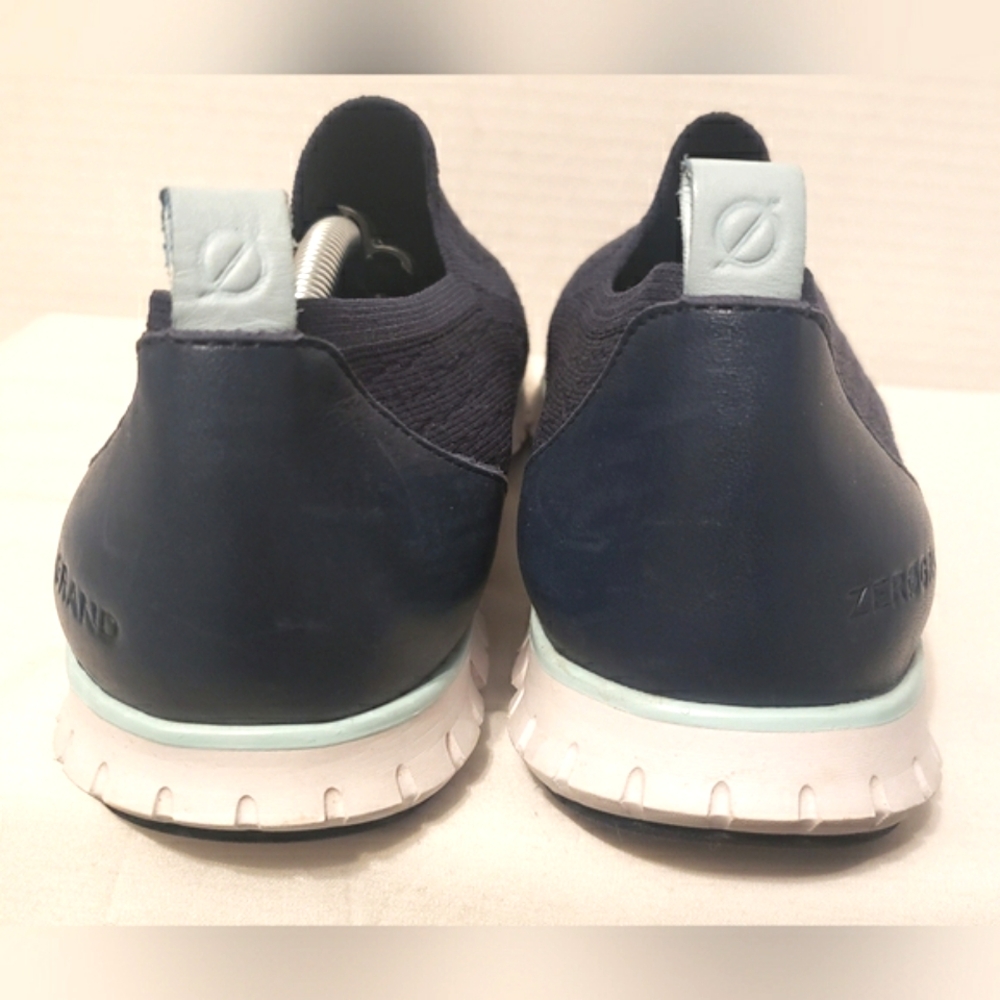 Cole Haan | Zerogrand Distance Slip-On Marine Blue Knit Shoes Size 8.5M - Picture 4 of 11